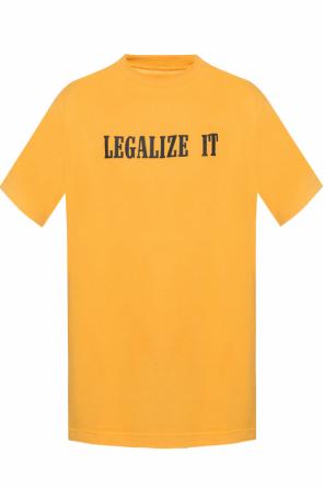 T-shirt with a raw finish, zdjęcie 1 T-shirt with a raw finish od Palm Angels